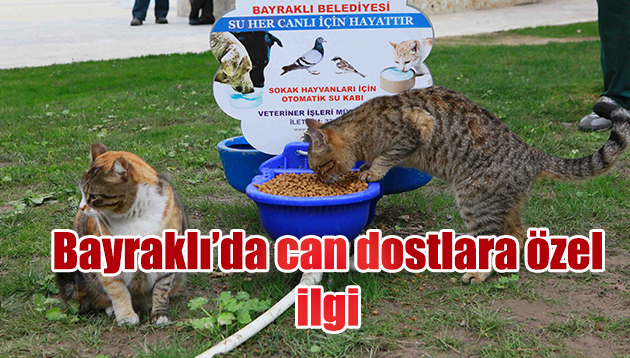BAYRAKLI’DA ‘CAN DOSTLARA’ ÖZEL İLGİ