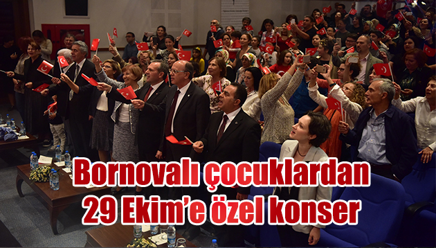 Bornovalı çocuklardan 29 Ekim’e özel konser