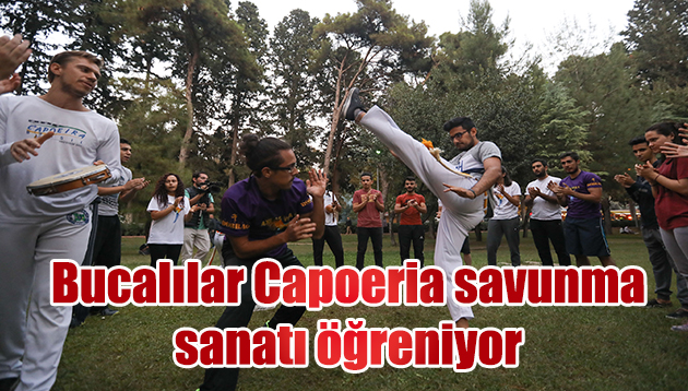 Bucalılar Capoeria savunma sanatı öğreniyor