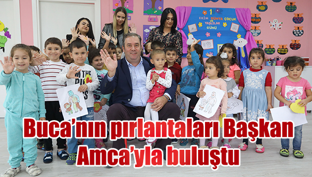 Buca’nın pırlantaları Başkan Amca’yla buluştu