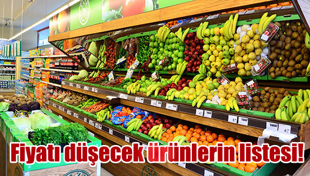 Fiyatı düşecek ürünlerin listesi!