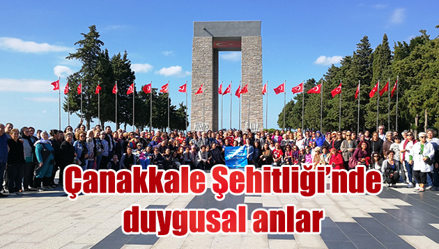 Çanakkale Şehitliği’nde duygusal anlar