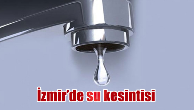  İçme suyu hat tının deplase çalışması nedeniyle su kesintisi