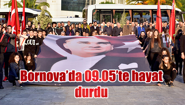 Bornova’da 09.05’te hayat durdu