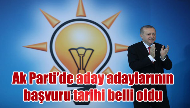 AK Parti’de aday adaylarının başvuru tarihi açıklandı