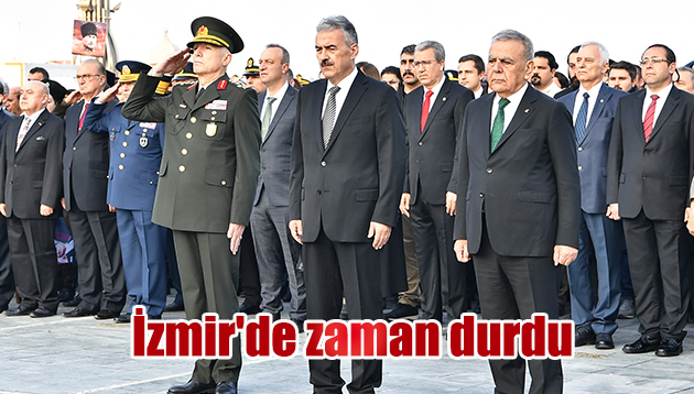 İzmir’de zaman durdu