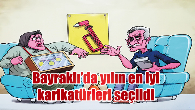 BAYRAKLI’DA YILIN EN İYİ KARİKATÜRLERİ BELLİ OLDU