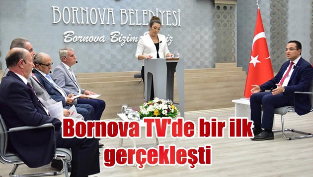 Bornova TV’de bir ilk gerçekleşti