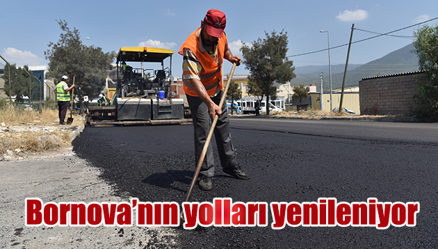 Bornova’nın yolları yenileniyor