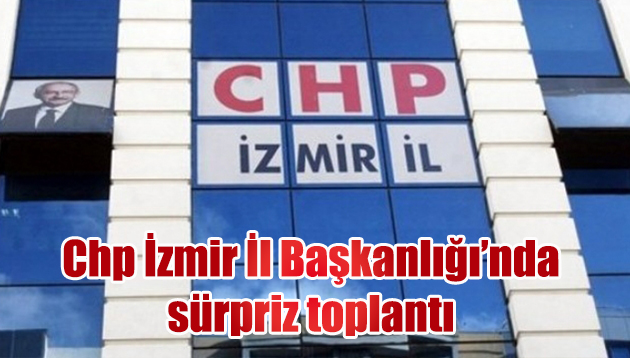 Chp’de toplantı günü