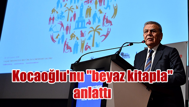 Kocaoğlu’nu “beyaz kitapla” anlattı