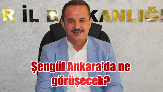 Şengül Ankara’da ne görüşecek?