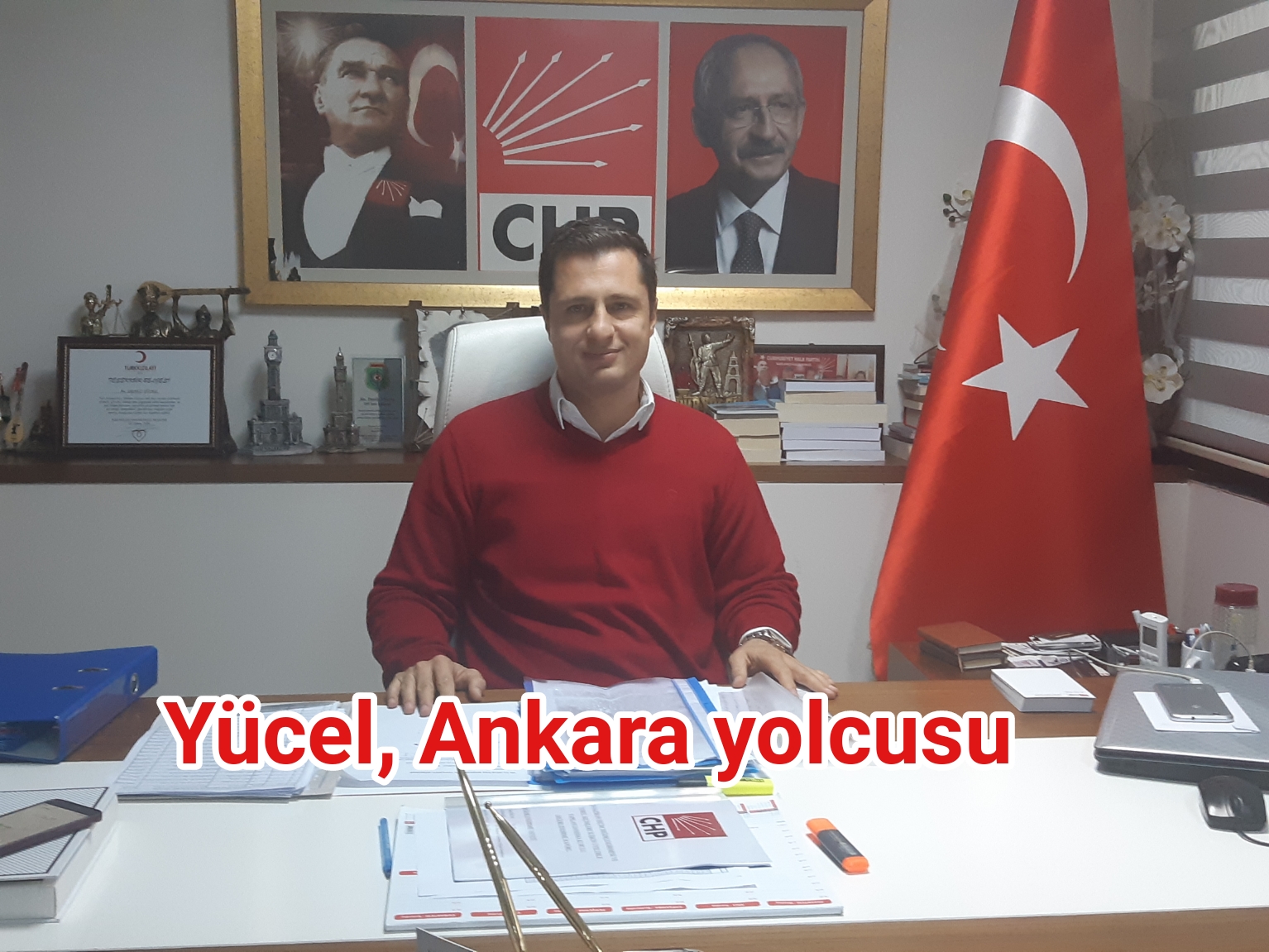 Yücel, Ankara yolcusu