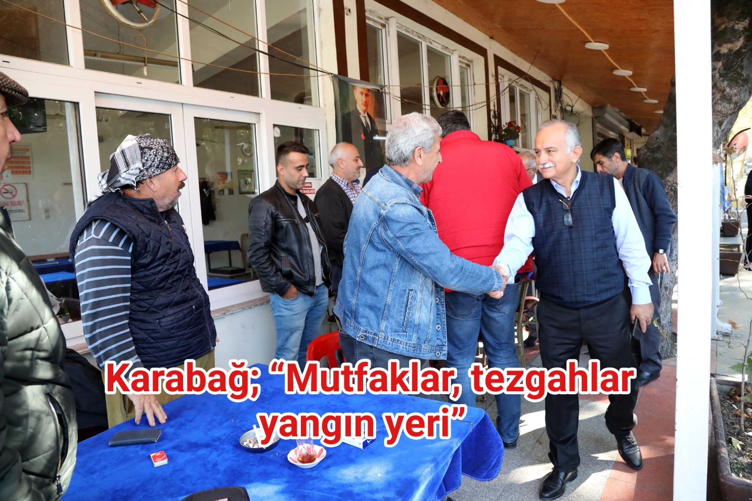 Karabağ; “Mutfaklar, tezgahlar yangın yeri”