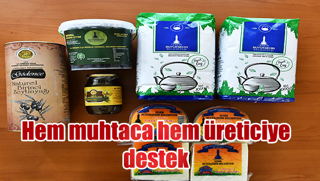 Hem muhtaca hem üreticiye destek