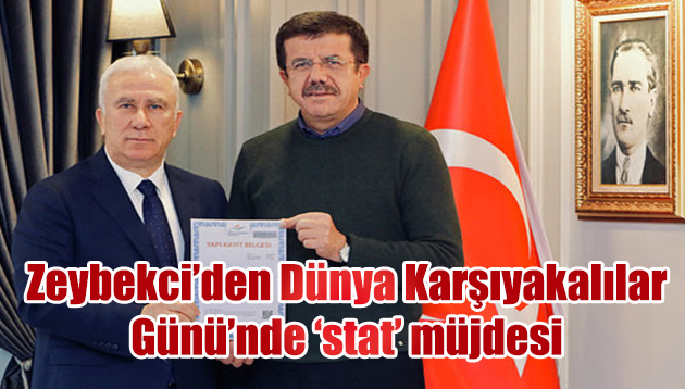 Zeybekci’den Dünya Karşıyakalılar Günü’nde ‘stat’ müjdesi