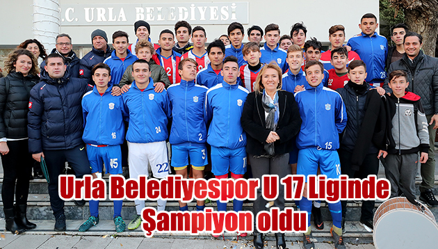 Urla Belediyespor U 17 Liginde Şampiyon oldu