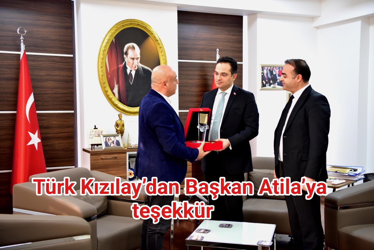 Türk Kızılay’dan Başkan Atila’ya teşekkür