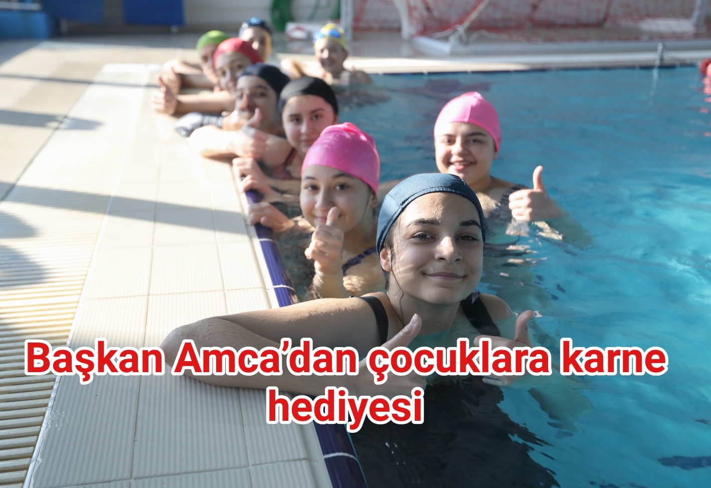 Başkan Amca’dan çocuklara karne hediyesi