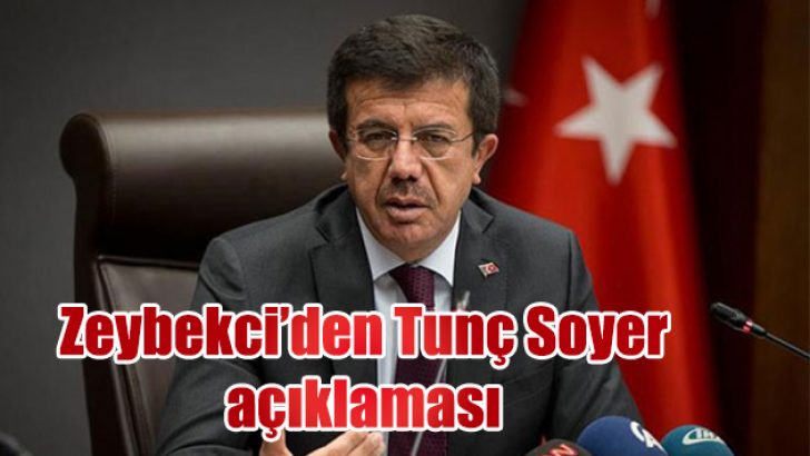 Nihat Zeybekci’den Tunç Soyer açıklaması