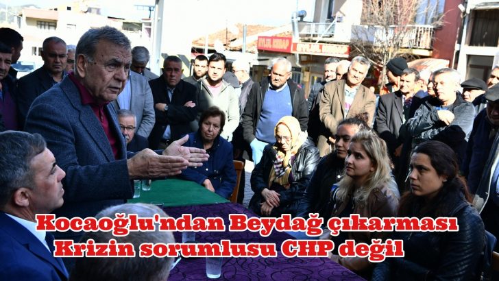Krizin sorumlusu CHP değil