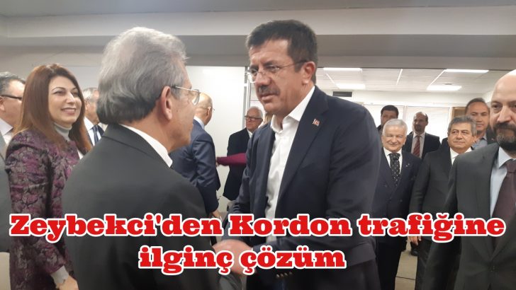 Zeybekci’den Kordon trafiğine ilginç çözüm