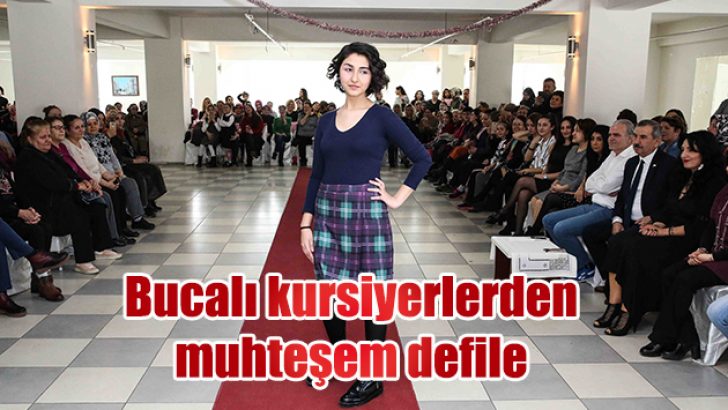 Bucalı kursiyerlerden muhteşem defile