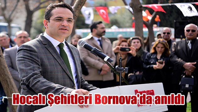 Hocalı Şehitleri Bornova’da anıldı