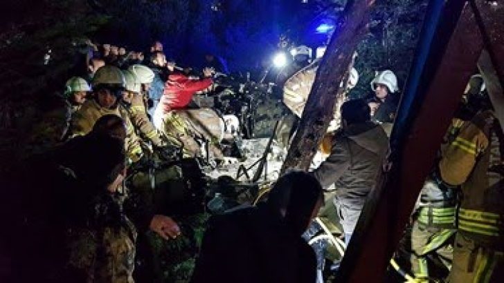 Askeri helikopter düştü: 4 şehit