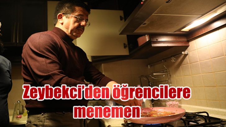 Zeybekci’den öğrencilere menemen sürprizi