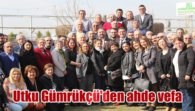 Utku Gümrükçü’den ahde vefa