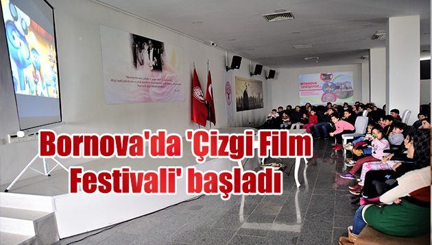 Bornova’da ‘Çizgi Film Festivali’ başladı