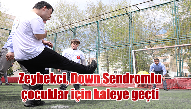 AK Parti İzmir Büyükşehir Belediye Başkan Adayı Zeybekci, down sendromlu çocuklarla bir araya geldi: