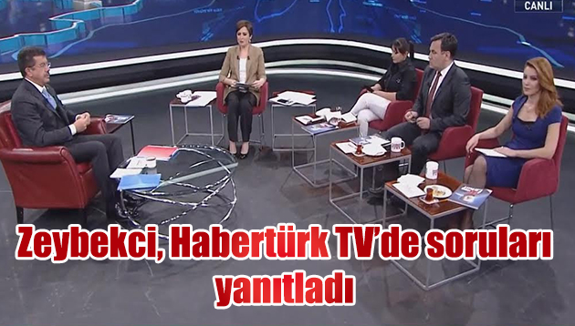 AK Parti İzmir Büyükşehir Belediye Başkan Adayı Nihat Zeybekci, Habertürk TV’de soruları yanıtladı