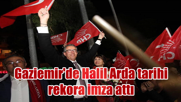 Gaziemir’de Halil Arda tarihi rekora imza attı