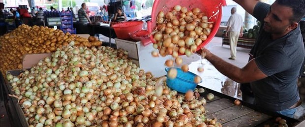 Patates ve soğan ‘örümcek ağı’na takıldı