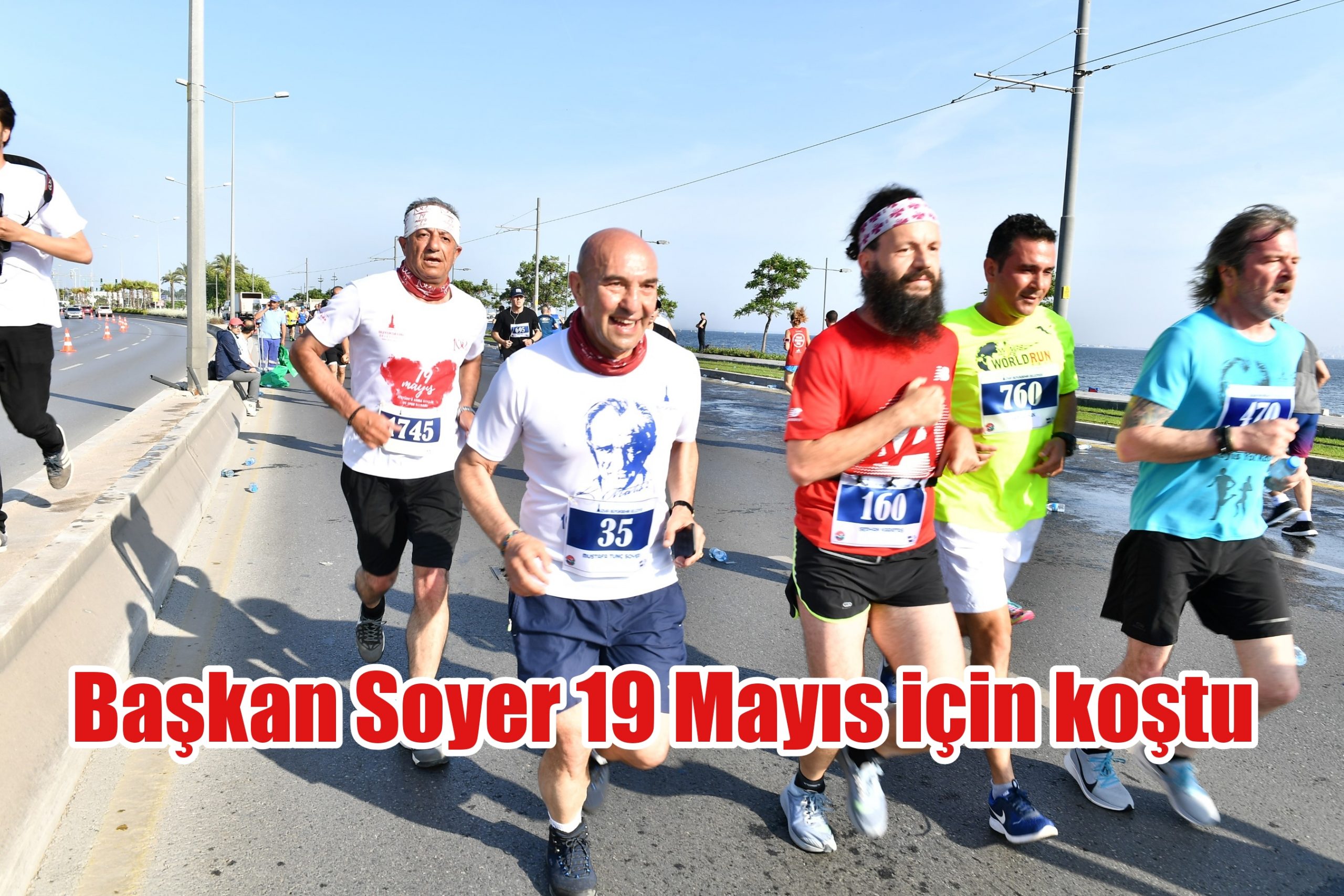 Gençler ve Başkan Soyer 19 Mayıs için koştu