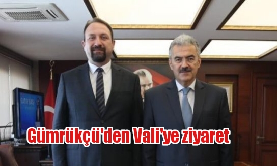 Gümrükçü’den Vali Ayyıldız’a ziyaret