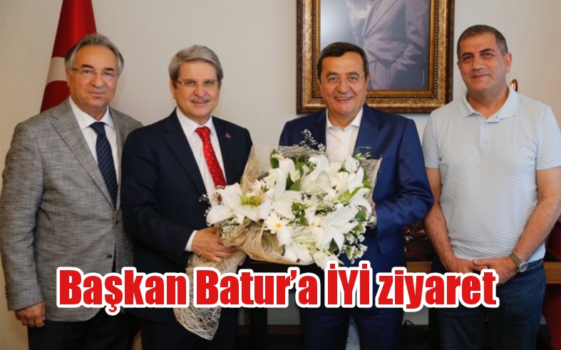 Başkan Batur’a İYİ ziyaret