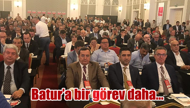Konak Belediye Başkanı Abdül Batur Türkiye Belediyeler  Birliği’nin encümenine seçildi