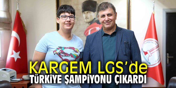 KARGEM, LGS’de Türkiye şampiyonu çıkardı