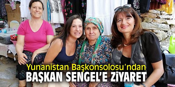 YUNANİSTAN BAŞKONSOLOSUNDAN BAŞKAN SENGEL’E ZİYARET