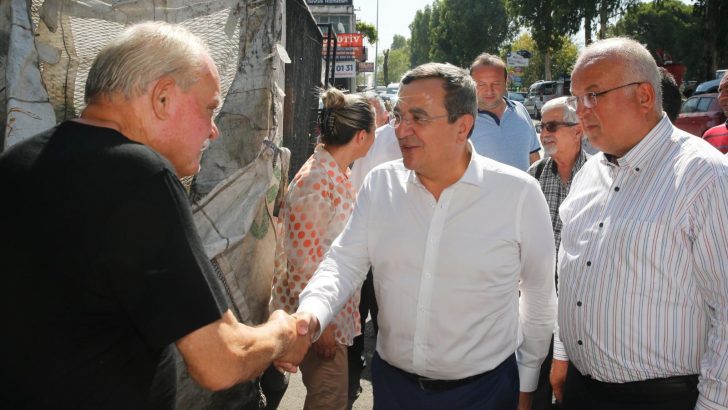 Batur sanayi esnafıyla buluştu