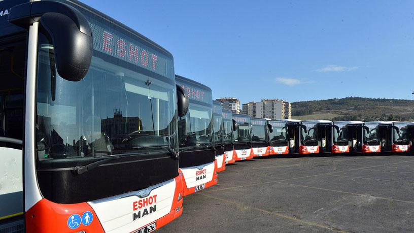 İzmir’e 20’si elektrikli 100 yeni otobüs alınıyor