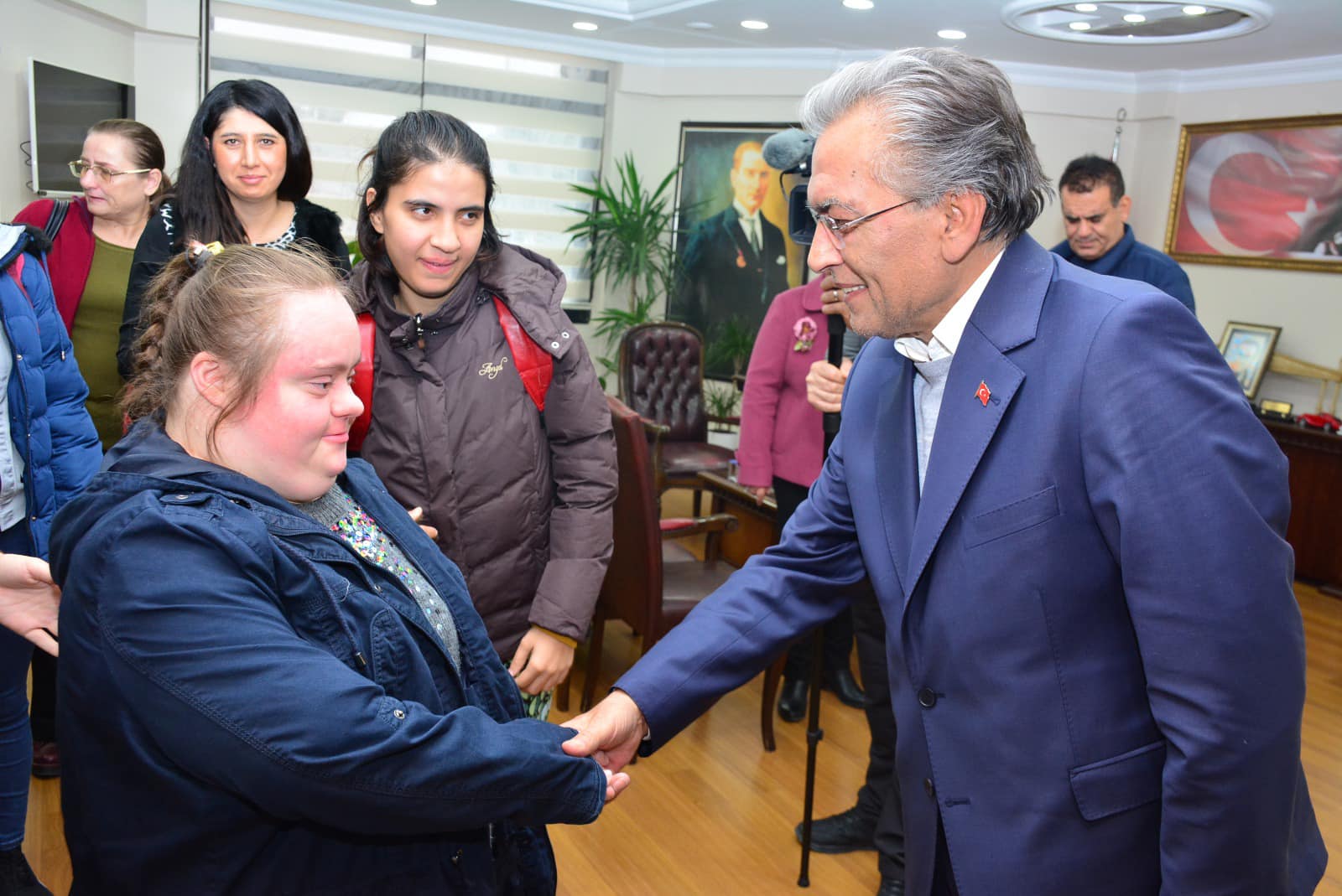 Başkan Uygur’a en özel ziyaret