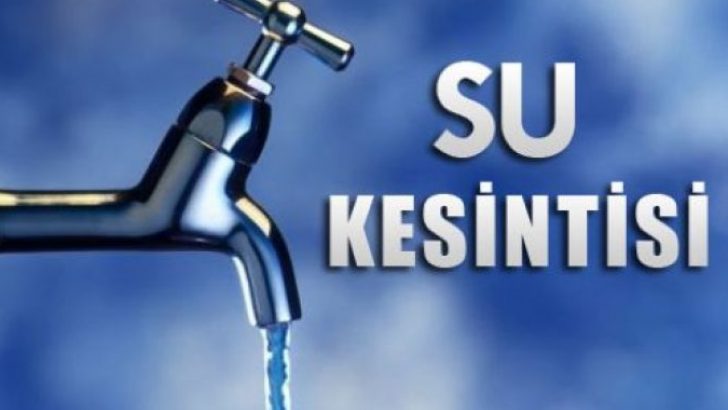 Bornova’nın bazı mahallelerinde su kesintisi