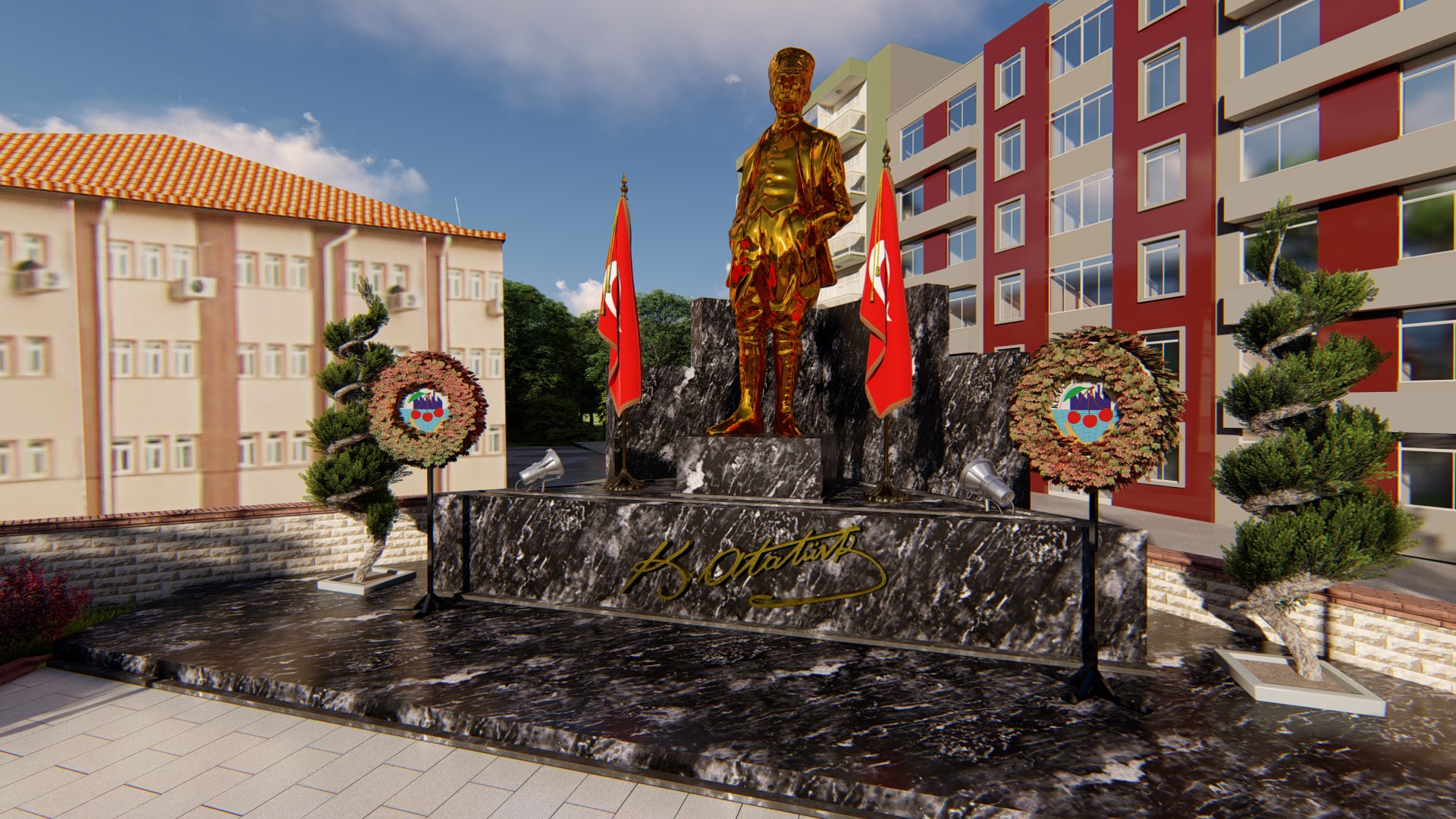 Kemalpaşa’da Atatürk Meydanı yeni bir çehre kazanacak