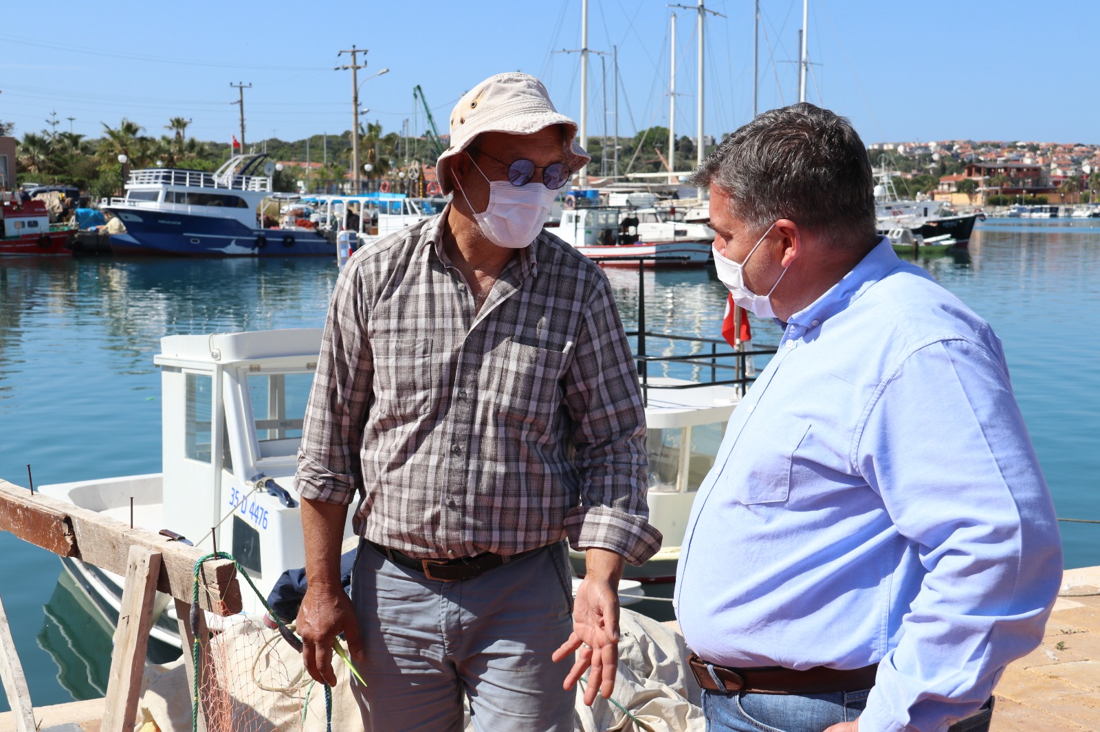 Başkan Oran balıkçılarla bir araya geldi