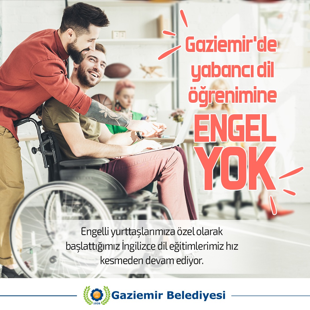 Gaziemir’de herşey engelliler için