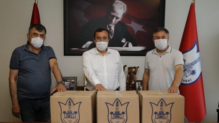 Konak’ta amatör kulüplere gıda desteği